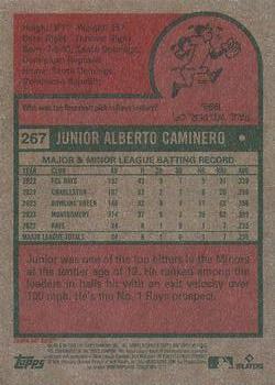 2024 Topps Heritage #267 Junior Caminero Back
