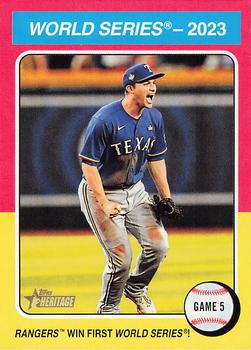 2024 Topps Heritage #466 World Series 2023: Game 5 Front
