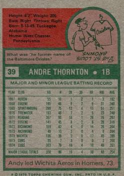 2024 Topps Heritage - 50th Anniversary Buybacks #39 Andy Thornton Back