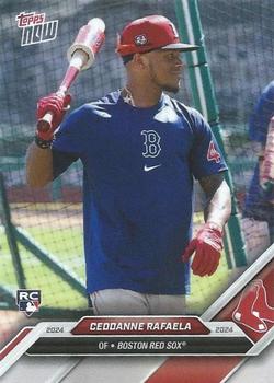 2024 Topps Now Road to Opening Day Boston Red Sox #OD-13 Ceddanne Rafaela Front