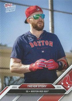 2024 Topps Now Road to Opening Day Boston Red Sox #OD-17 Trevor Story Front
