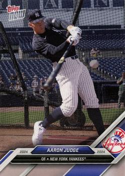 2024 Topps Now Road to Opening Day New York Yankees #OD-21 Aaron Judge Front