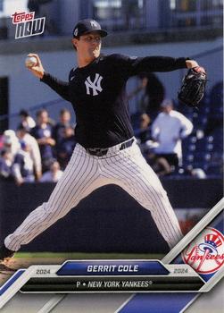 2024 Topps Now Road to Opening Day New York Yankees #OD-22 Gerrit Cole Front