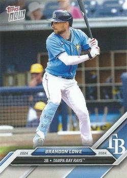 2024 Topps Now Road to Opening Day Tampa Bay Rays #OD-33 Brandon Lowe Front