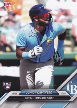 2024 Topps Now Road to Opening Day Tampa Bay Rays #OD-40 Junior Caminero Front