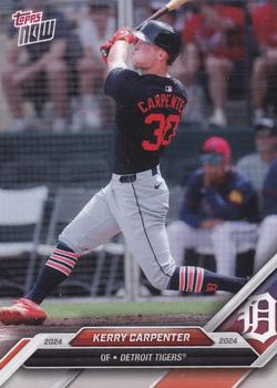 2024 Topps Now Road to Opening Day Detroit Tigers #OD-77 Kerry Carpenter Front