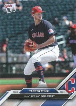2024 Topps Now Road to Opening Day Cleveland Guardians #OD-62 Tanner Bibee Front