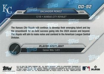 2024 Topps Now Road to Opening Day Kansas City Royals #OD-92 Salvador Perez Back