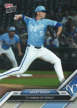 2024 Topps Now Road to Opening Day Kansas City Royals #OD-95 Brady Singer Front
