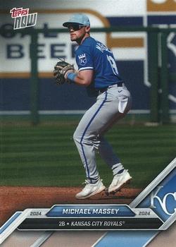 2024 Topps Now Road to Opening Day Kansas City Royals #OD-99 Michael Massey Front