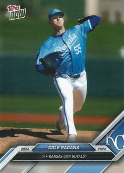 2024 Topps Now Road to Opening Day Kansas City Royals #OD-100 Cole Ragans Front