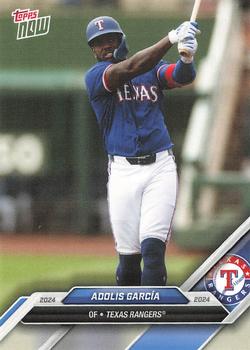 2024 Topps Now Road to Opening Day Texas Rangers #OD-141 Adolis García Front