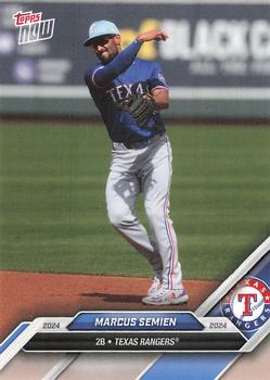 2024 Topps Now Road to Opening Day Texas Rangers #OD-144 Marcus Semien Front