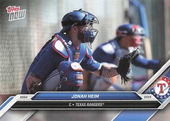 2024 Topps Now Road to Opening Day Texas Rangers #OD-148 Jonah Heim Front
