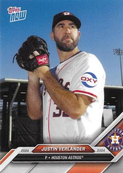 2024 Topps Now Road to Opening Day Houston Astros #OD-102 Justin Verlander Front
