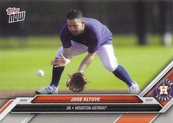 2024 Topps Now Road to Opening Day Houston Astros #OD-103 Jose Altuve Front