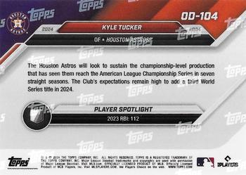 2024 Topps Now Road to Opening Day Houston Astros #OD-104 Kyle Tucker Back
