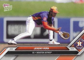 2024 Topps Now Road to Opening Day Houston Astros #OD-106 Jeremy Peña Front