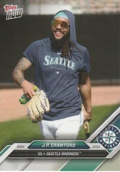 2024 Topps Now Road to Opening Day Seattle Mariners #OD-139 J.P. Crawford Front