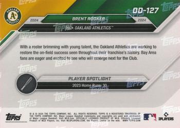 2024 Topps Now Road to Opening Day Oakland Athletics #OD-127 Brent Rooker Back
