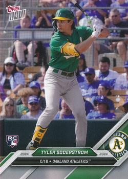 2024 Topps Now Road to Opening Day Oakland Athletics #OD-129 Tyler Soderstrom Front