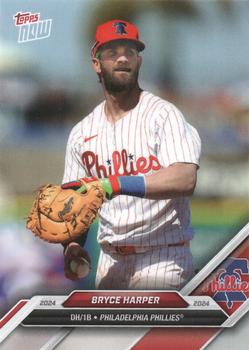 2024 Topps Now Road to Opening Day Philadelphia Phillies #OD-181 Bryce Harper Front