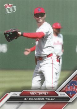 2024 Topps Now Road to Opening Day Philadelphia Phillies #OD-182 Trea Turner Front
