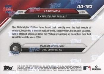 2024 Topps Now Road to Opening Day Philadelphia Phillies #OD-183 Aaron Nola Back