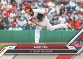 2024 Topps Now Road to Opening Day Philadelphia Phillies #OD-183 Aaron Nola Front