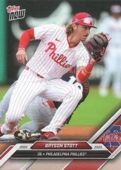 2024 Topps Now Road to Opening Day Philadelphia Phillies #OD-184 Bryson Stott Front