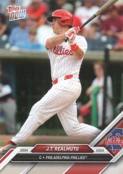 2024 Topps Now Road to Opening Day Philadelphia Phillies #OD-185 J.T. Realmuto Front