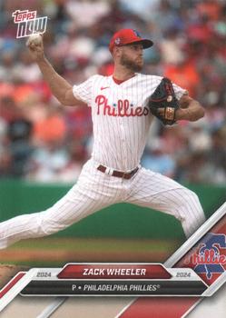 2024 Topps Now Road to Opening Day Philadelphia Phillies #OD-189 Zack Wheeler Front