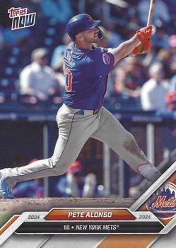 2024 Topps Now Road to Opening Day New York Mets #OD-171 Pete Alonso Front