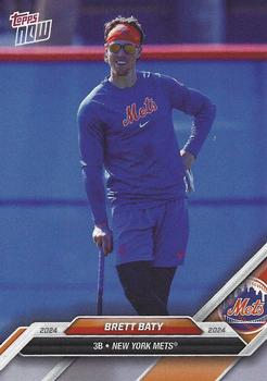 2024 Topps Now Road to Opening Day New York Mets #OD-173 Brett Baty Front