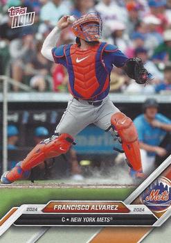 2024 Topps Now Road to Opening Day New York Mets #OD-178 Francisco Alvarez Front