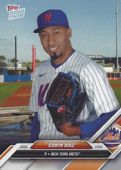 2024 Topps Now Road to Opening Day New York Mets #OD-180 Edwin Díaz Front