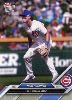 2024 Topps Now Road to Opening Day Chicago Cubs #OD-210 Nico Hoerner Front