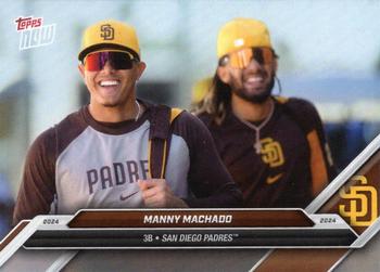 2024 Topps Now Road to Opening Day San Diego Padres #OD-281 Manny Machado Front