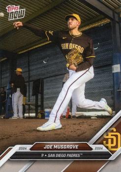 2024 Topps Now Road to Opening Day San Diego Padres #OD-286 Joe Musgrove Front