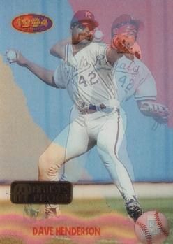 1994 Sportflics 2000 Rookie & Traded - Artist's Proofs #15 Dave Henderson Front