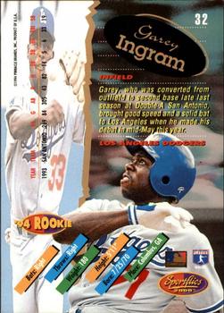 1994 Sportflics 2000 Rookie & Traded - Artist's Proofs #32 Garey Ingram Back