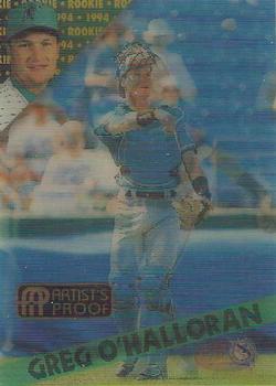 1994 Sportflics 2000 Rookie & Traded - Artist's Proofs #52 Greg O'Halloran Front