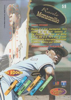 1994 Sportflics 2000 Rookie & Traded - Artist's Proofs #59 Ravelo Manzanillo Back
