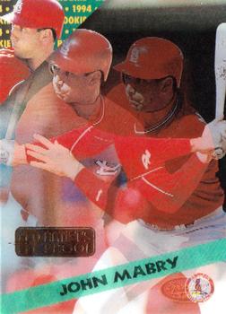 1994 Sportflics 2000 Rookie & Traded - Artist's Proofs #100 John Mabry Front