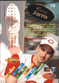 1994 Sportflics 2000 Rookie & Traded - Artist's Proofs #116 Kevin Jarvis Back