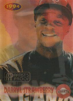 1994 Sportflics 2000 Rookie & Traded - Artist's Proofs #149 Darryl Strawberry Front