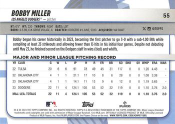 2024 Topps Big League #55 Bobby Miller Back