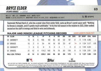 2024 Topps Big League #69 Bryce Elder Back