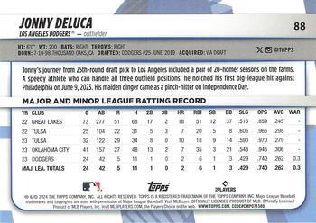 2024 Topps Big League #88 Jonny DeLuca Back