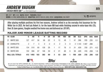 2024 Topps Big League #89 Andrew Vaughn Back